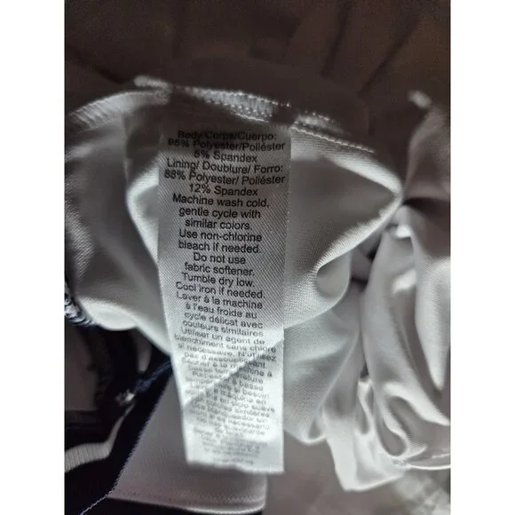 Nanette Lepore Play Tennis Golf Skorts White W Black Stripes Mini S/M NWT W28 - Picture 7 of 10